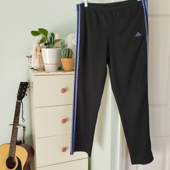 adidas Other - Adidas Light Blue & Black Sweatpants Size:S